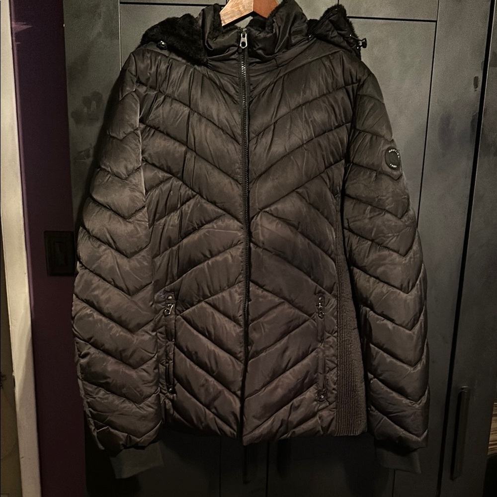 Nautica Black Quilted Puffer Jacket